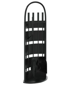 vidaXL 5-delige openhaardgereedschapset 23x15x66 cm staal