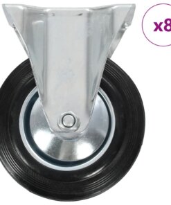 vidaXL 8 st Wielen vast 160 mm