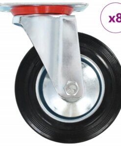 vidaXL 8 st Zwenkwielen 160 mm