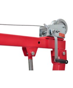 vidaXL Aanhangwagenkraan met kabel en lier