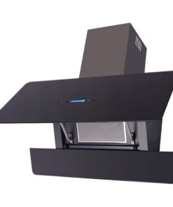 vidaXL Afzuigkap met aanraakscherm 900 mm zwart