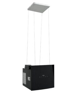 vidaXL Afzuigkap voor kookeiland met aanraaksensor LCD gehard glas