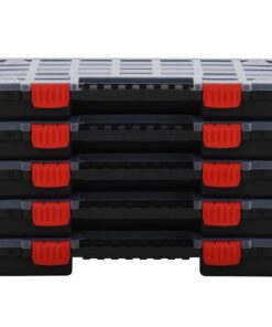 vidaXL Assortimentsdozen 5 st 40x30x5 cm polypropeen