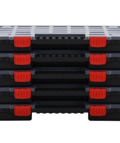 vidaXL Assortimentsdozen 5 st 40x30x5 cm polypropeen