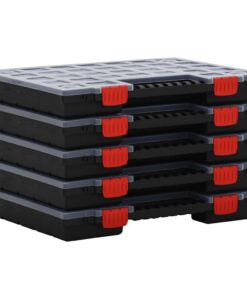 vidaXL Assortimentsdozen 5 st 40x30x5 cm polypropeen