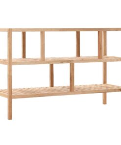 vidaXL Badkamerrek 100x40x65 cm massief walnotenhout