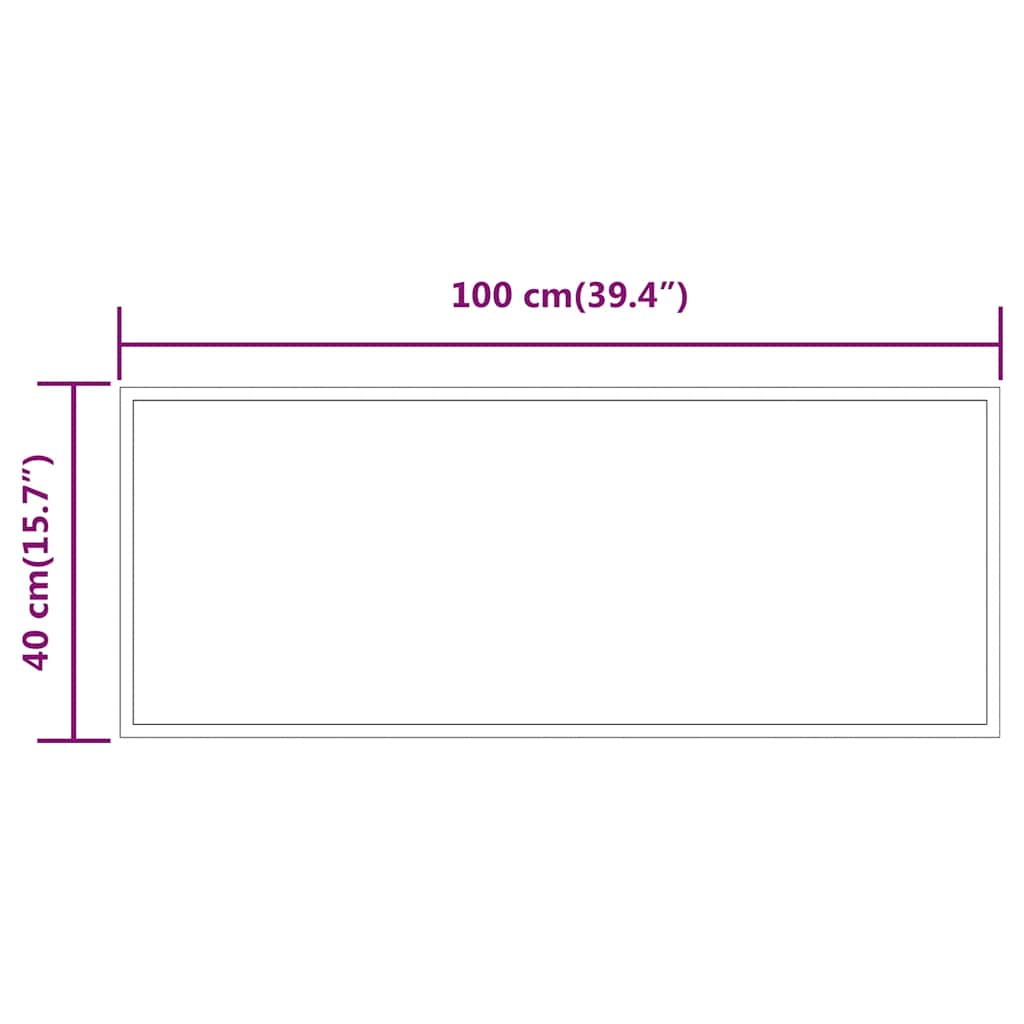vidaXL Badkamerspiegel LED 100x40 cm - Afbeelding 5
