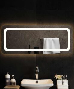vidaXL Badkamerspiegel LED 100x40 cm