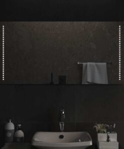 vidaXL Badkamerspiegel LED 100x50 cm