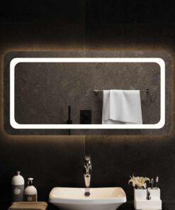 vidaXL Badkamerspiegel LED 100x50 cm