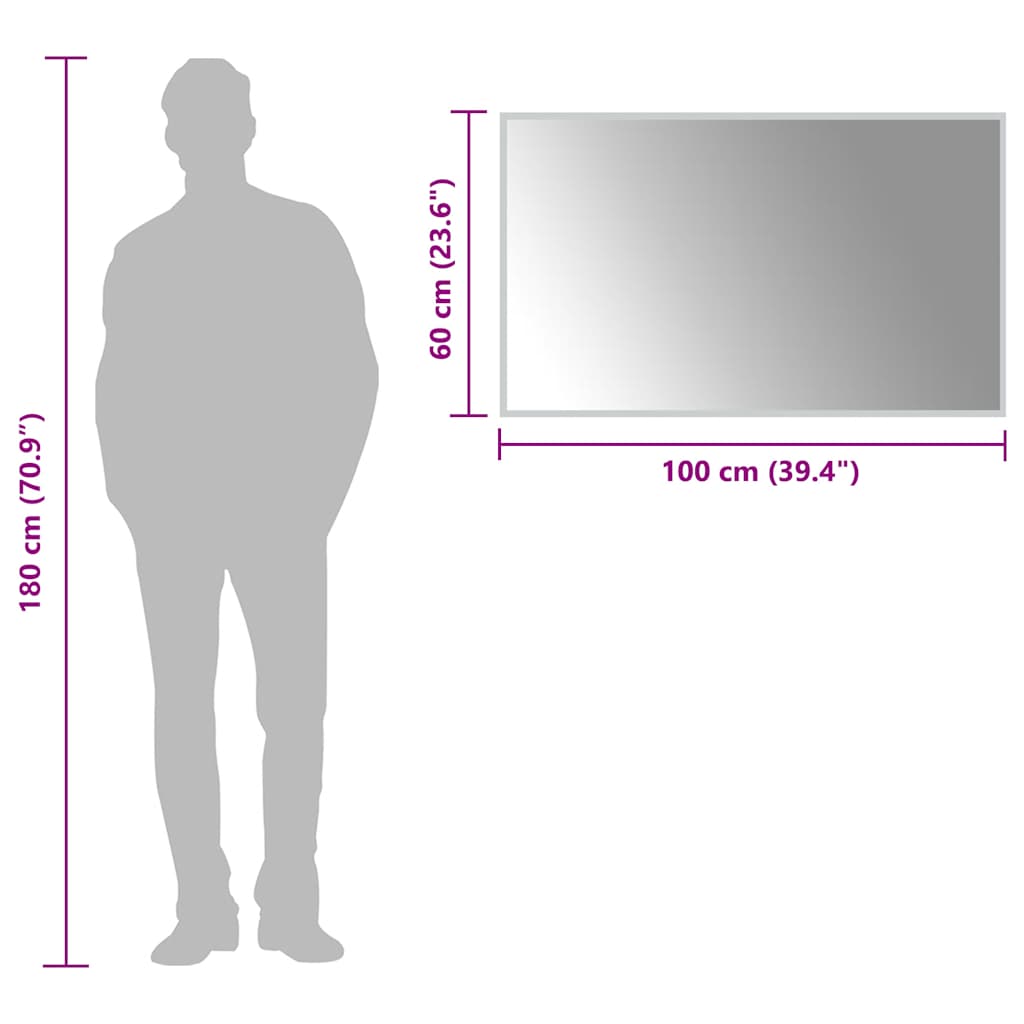 vidaXL Badkamerspiegel LED 100x60 cm - Afbeelding 6