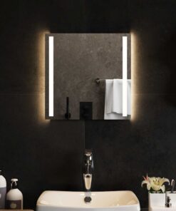 vidaXL Badkamerspiegel LED 40x40 cm