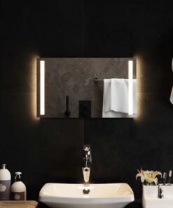 vidaXL Badkamerspiegel LED 50x30 cm