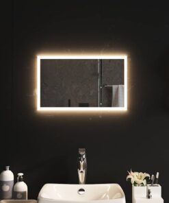 vidaXL Badkamerspiegel LED 50x30 cm
