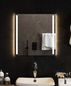 vidaXL Badkamerspiegel LED 50x50 cm