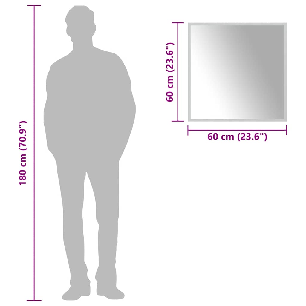 vidaXL Badkamerspiegel LED 60x60 cm - Afbeelding 6