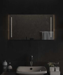 vidaXL Badkamerspiegel LED 70x40 cm