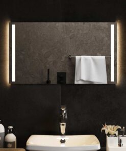 vidaXL Badkamerspiegel LED 70x40 cm