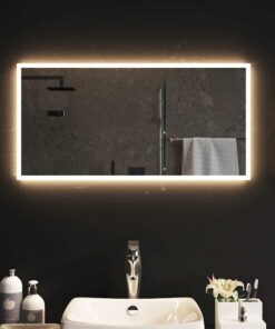 vidaXL Badkamerspiegel LED 80x40 cm