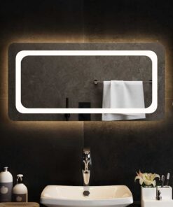 vidaXL Badkamerspiegel LED 80x40 cm