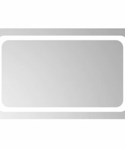 vidaXL Badkamerspiegel LED 80x50 cm