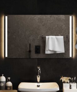 vidaXL Badkamerspiegel LED 80x50 cm