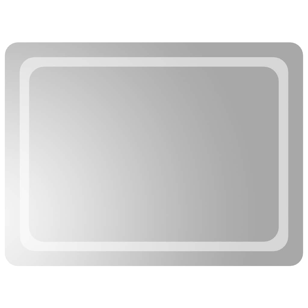 vidaXL Badkamerspiegel LED 80x60 cm