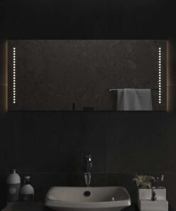 vidaXL Badkamerspiegel LED 90x40 cm