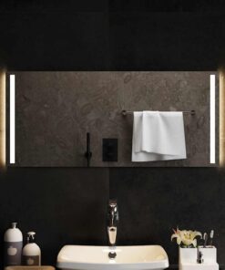 vidaXL Badkamerspiegel LED 90x40 cm