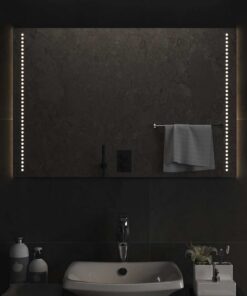 vidaXL Badkamerspiegel LED 90x60 cm