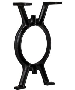 vidaXL Bankpoten 2 st O-frame gietijzer