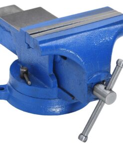 vidaXL Bankschroef 150 mm gietijzer blauw