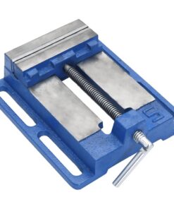 vidaXL Bankschroef voor kolomboormachine 121 mm gietijzer blauw