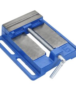 vidaXL Bankschroef voor kolomboormachine 150 mm gietijzer blauw