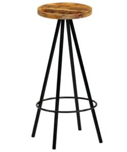 vidaXL Barkrukken 4 st massief mangohout