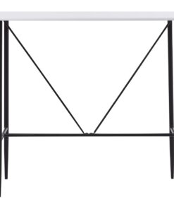 vidaXL Bartafel 120x60x110 cm MDF wit