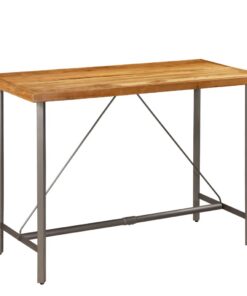vidaXL Bartafel 150x70x106 cm massief gerecycled teakhout