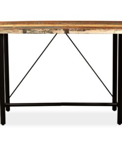 vidaXL Bartafel 150x70x107 cm massief gerecycled hout