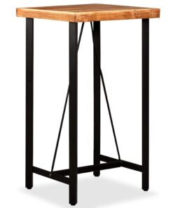 vidaXL Bartafel 60x60x107 cm massief acaciahout