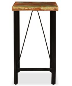 vidaXL Bartafel 60x60x107 cm massief gerecycled hout