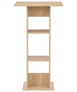 vidaXL Bartafel 60x60x110 cm eikenkleurig