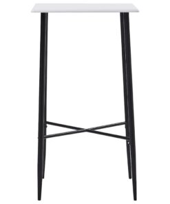 vidaXL Bartafel 60x60x111 cm MDF wit