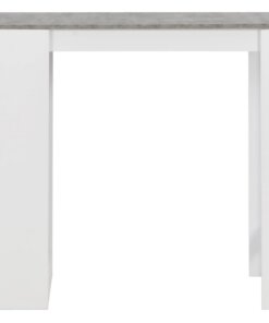 vidaXL Bartafel met schap 110x50x103 cm wit