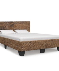 vidaXL Bedframe natuurlijk rattan 160x200 cm