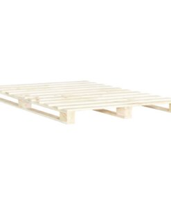 vidaXL Bedframe pallet massief grenenhout 200x200 cm