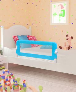 vidaXL Bedhekje peuter 102x42 cm blauw