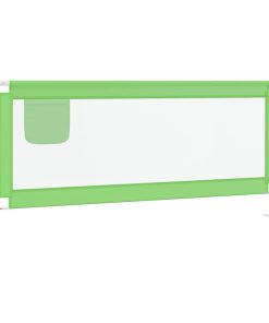 vidaXL Bedhekje peuter 200x25 cm stof groen