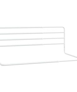 vidaXL Bedhekje peuter (76-137)x55 cm ijzer wit