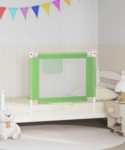 vidaXL Bedhekje peuter 90x25 cm stof groen