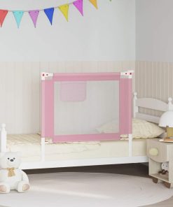 vidaXL Bedhekje peuter 90x25 cm stof roze